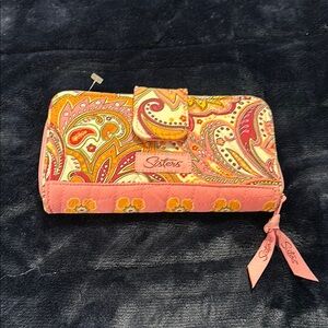 Sister’s Pink Paisley Women's Wallet NWOT